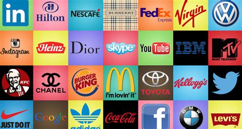 Tổng hợp logo of brands quốc tế nổi tiếng và phổ biến