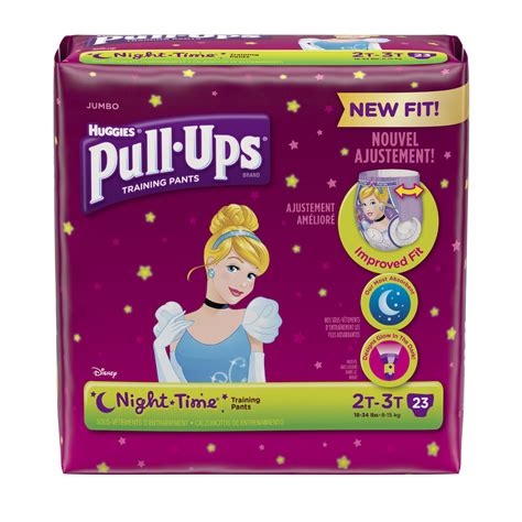 Pull-Ups Night-Time Potty Training Pants for Girls, 2T-3T (18-34 lb ...