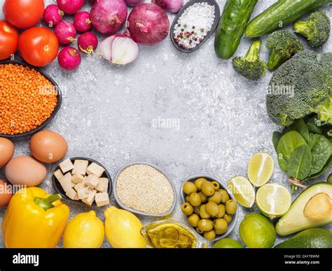 Colorful food background Stock Photo - Alamy