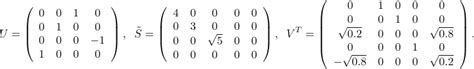 Pseudo-inverse of a matrix via its SVD