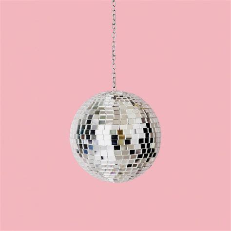 Silver Disco Ball Background