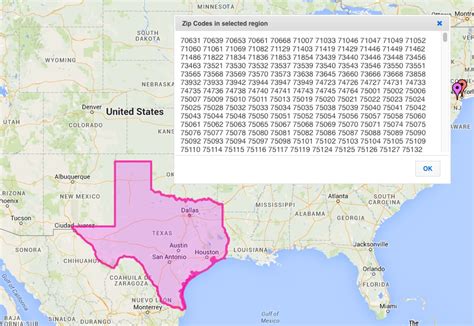 Texas Zip Codes Map - Map Of Staten