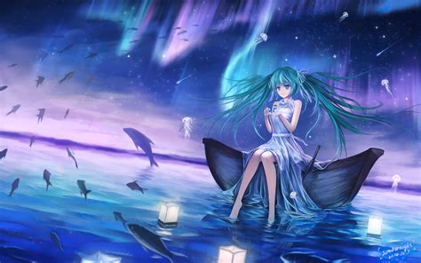 Hatsune Miku Vocaloid Anime Girl 4k Wallpaper,HD Anime Wallpapers,4k ...