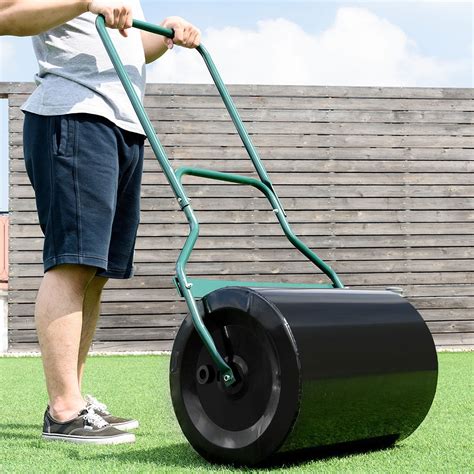 Costway 16"x 20" Heavy Duty Push Tow Lawn Roller Roller - Walmart.com