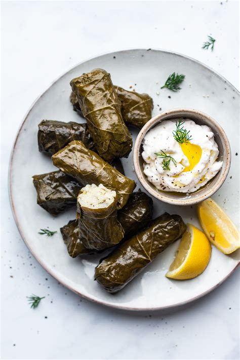 Dolmades - Greek stuffed vine leaves - Lazy Cat Kitchen