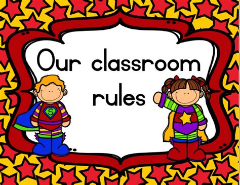 Superhero classroom rules • Teacha!