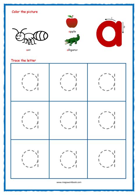 Tracing Lowercase Letters Free Printable