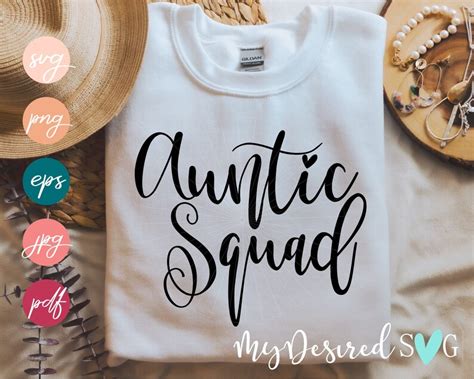 Auntie Squad Svg Aunt Shirt Bridesmaid Proposal Be My - Etsy