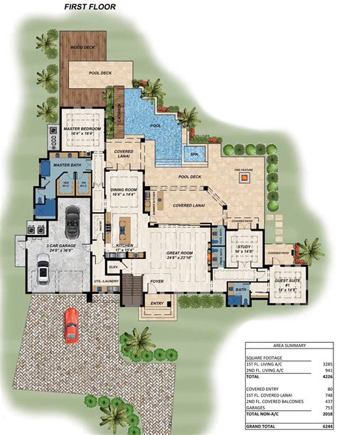 Luxury Modern Mansion Floor Plans – Two Birds Home