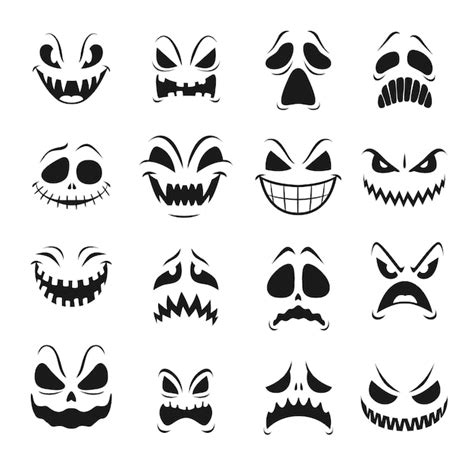 Horror face Vectors & Illustrations for Free Download | Freepik