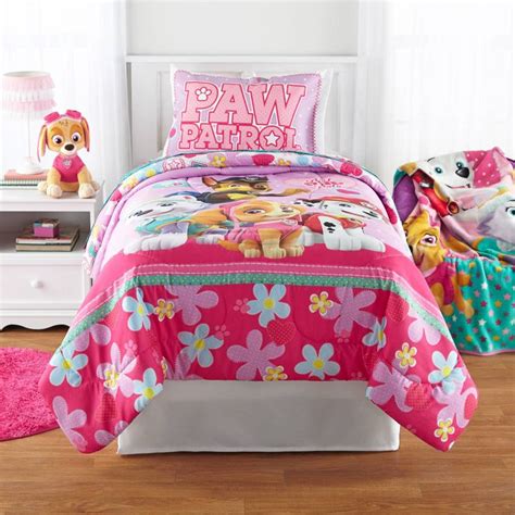 PAW Patrol Girl Bedding set Twin/Full Comforter Best Pup Skye Pals ...