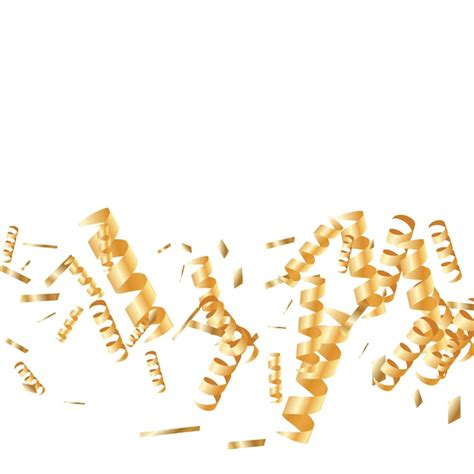 Premium Vector | Gold Confetti Background.