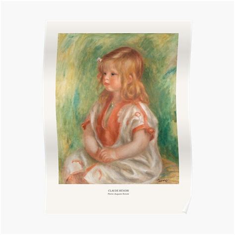 "Pierre Auguste Renoir Art Exhibition Poster" Poster for Sale by ...