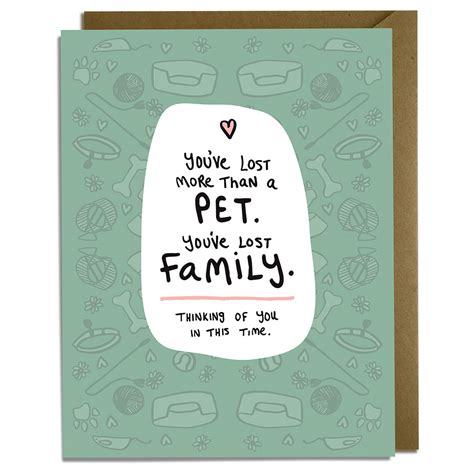 Pet Sympathy Card – Kat French Design