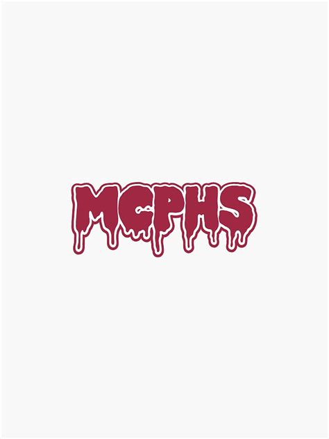 "mcphs" Sticker for Sale by caitlynwalsh | Redbubble