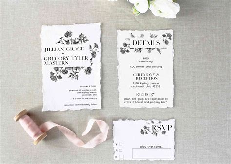 10 Printable Wedding Invitations From Etsy