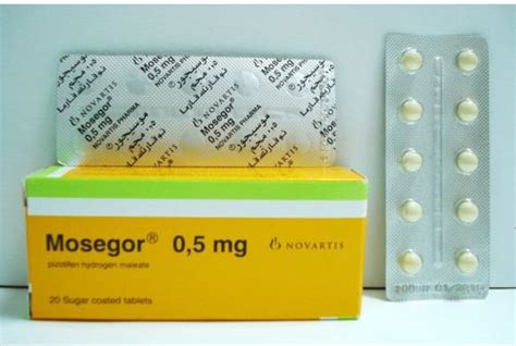 Mosegor 0.5mg Tablets - Rosheta Medications