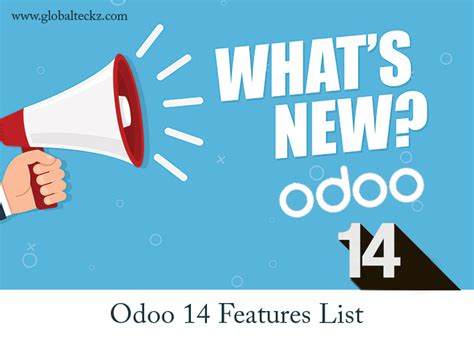 Odoo 14 Features List | New improvements | Changes | Globalteckz