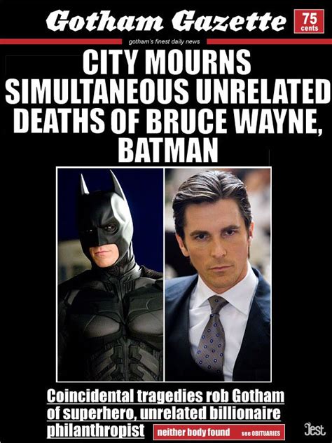 5 Funniest Fake Newspaper Headlines From 'The Dark Knight Rises ...