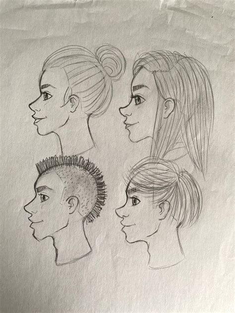 ArtStation - profile sketch page