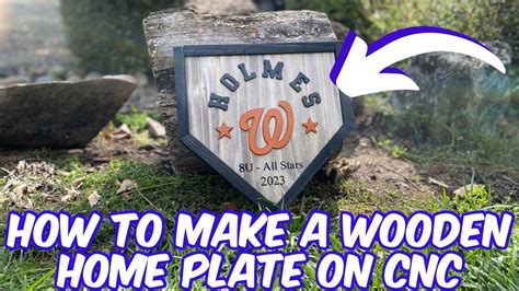 How to Make a Wooden Home Plate on a CNC - Carbide Create Tutorial ...