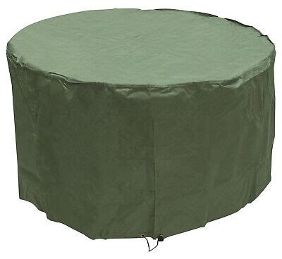 Woodside 4-6 Seater Green Waterproof Round Garden Patio Table Cover ...