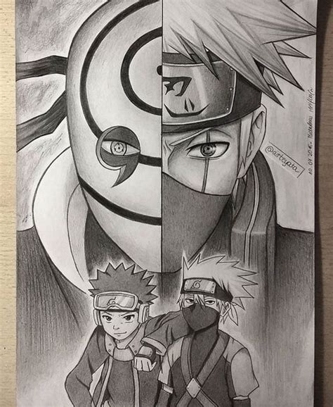 Dibujos A Lapiz De Naruto