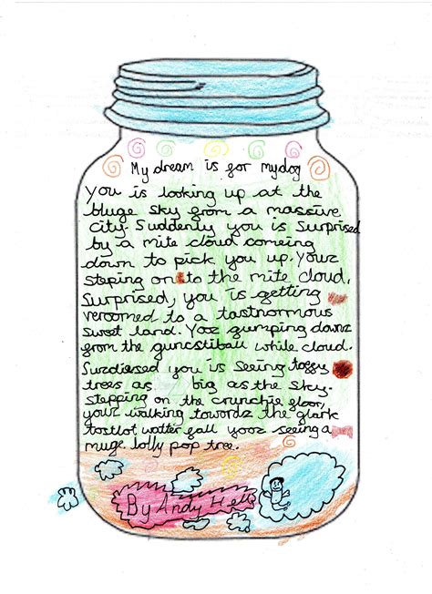 bfg dream jar writing - Google Search | Bfg dream jars, Bfg dreams ...