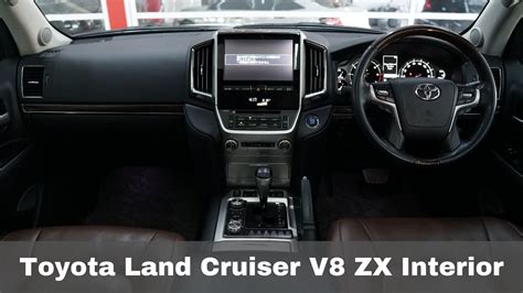 Toyota Land Cruiser V8 ZX 2017 Interior Explained in Detail - YouTube