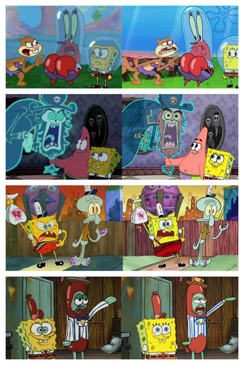 Some modern Spongebob scenes but in the classic art style by ...