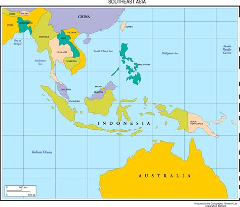 South Asia Map With Capitals - Zone Map