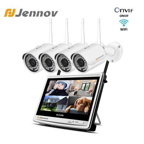 Jennov Home Security NVR Wifi Wireless Security Camera System CCTV ...