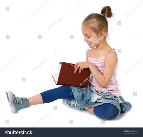 Little Girl Reading Book Stock Photo 394304398 | Shutterstock