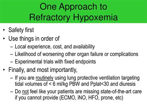 PPT - Refractory Hypoxemia in the ICU PowerPoint Presentation, free ...