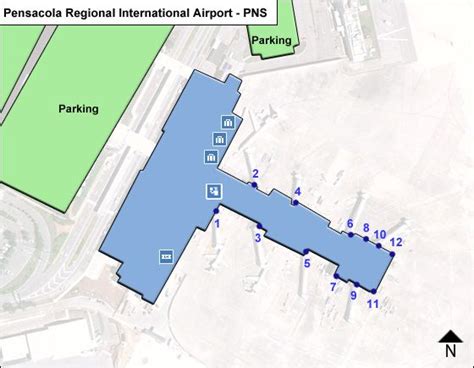 Pensacola Airport Terminal Map - China Map Tourist Destinations