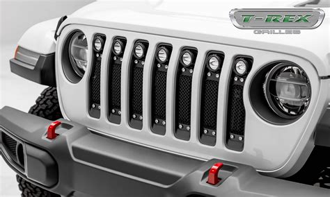 Jeep Gladiator, JL Torch Grille, Black, 1 Pc, Insert, Chrome Studs ...