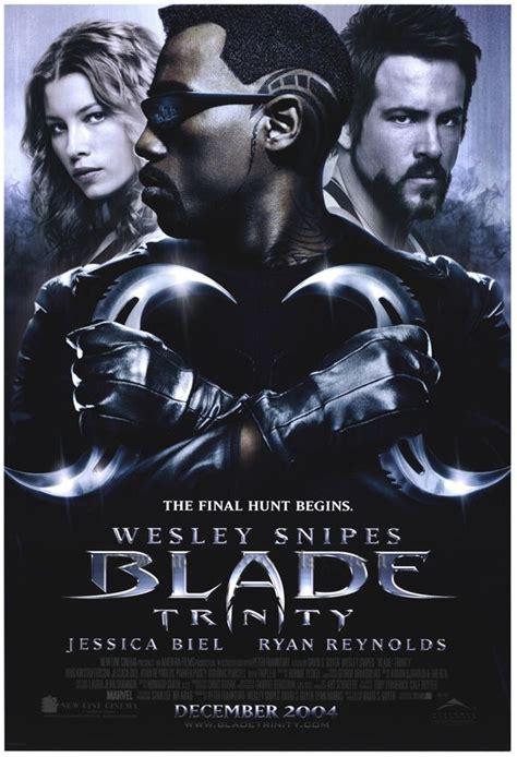 Blade: Trinity (2004) Poster | Vampire movies, Blade movie, Good movies