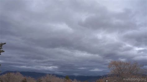 Time lapse of stratocumulus cloud formation over the Sandia Mountains ...