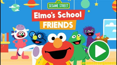 Sesame Street Elmo's School Friends Interactive Kids Games - YouTube