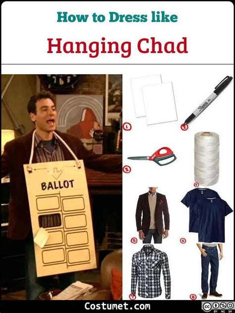 Ted Mosby's Hanging Chad Costume (How I Met Your Mother) for Halloween