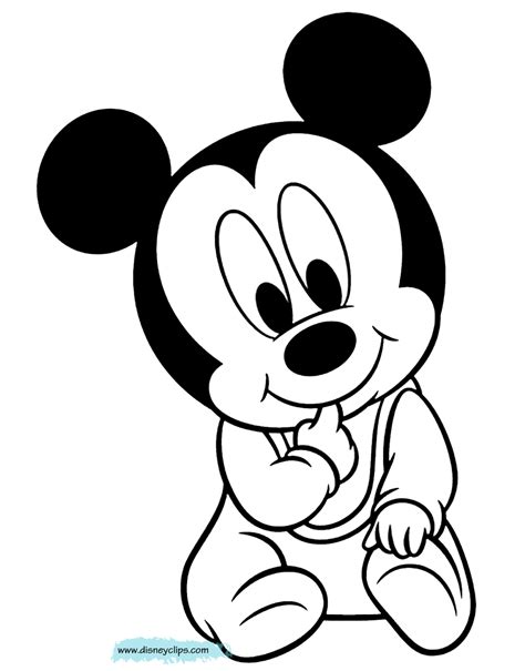 Risultati immagini per baby minnie mouse | Mickey mouse coloring pages ...