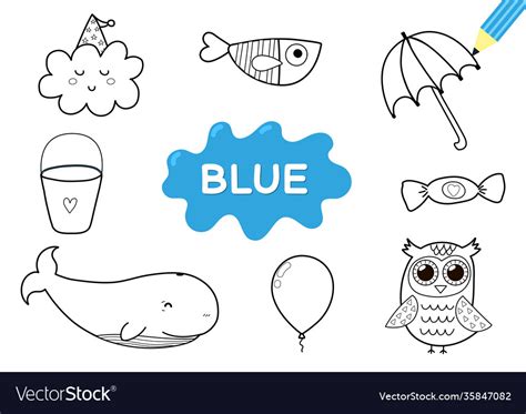 Coloring Pages For Blue