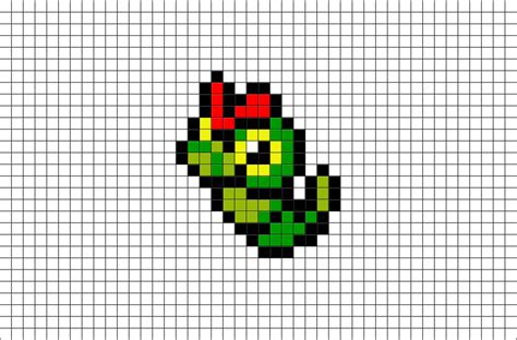 Pokemon Caterpie Pixel Art from BrikBook.com #Pokemon #Caterpie # ...