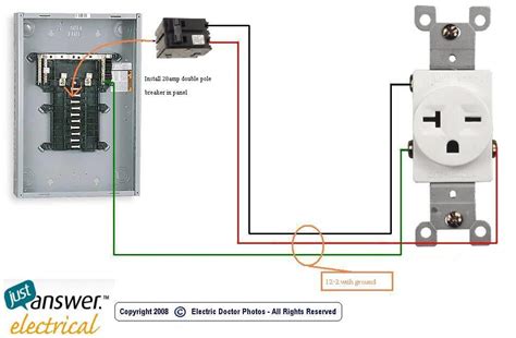 50 Amp Outlet Wiring Diagram