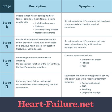 What Are the Different Classes and Stages of Heart Failure Symptoms?