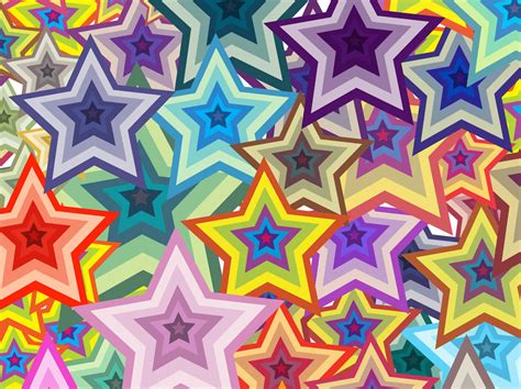 Colorful Stars Wallpaper - WallpaperSafari