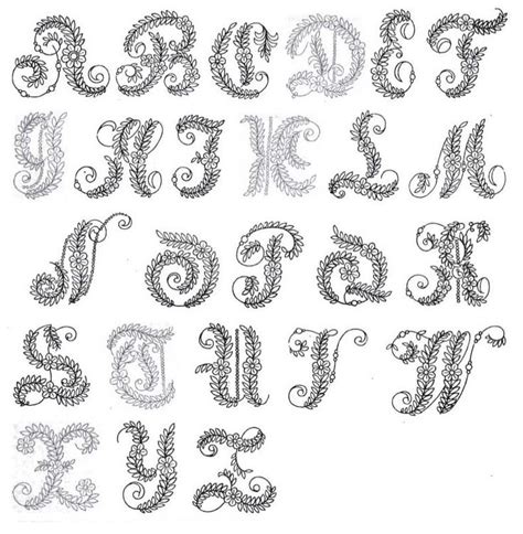 Free Hand Embroidery Letter Patterns | Hand Embroidery