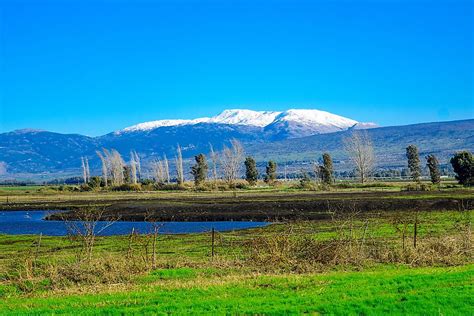 Highest Mountains In Israel - WorldAtlas