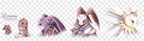 Lopmon Terriermon Digimon World Evolution, digimon, purple, hand png ...