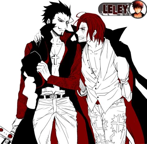 Shanks and Mihawk Render by LuckyShiney on DeviantArt